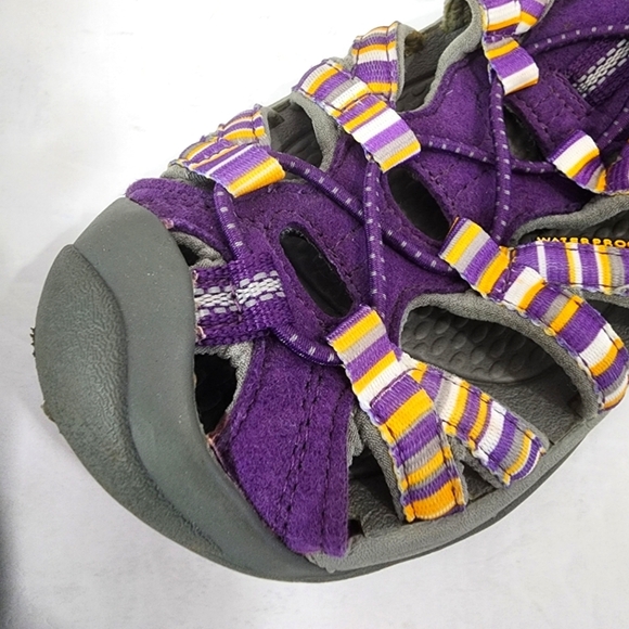 Keen Women's Purple & Orange Waterproof Strap Beach Sandals Antiodor, sz 8.5 - Picture 5 of 12